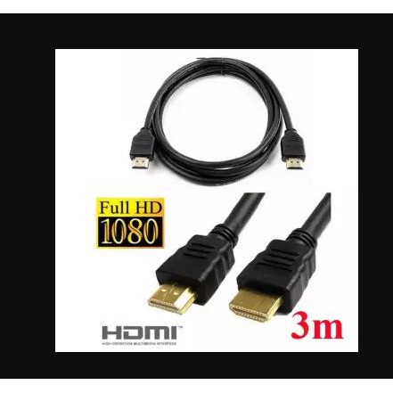 KM Dây cáp HDMI to HDMI 1.5m/ 3m full hd 1080p loại tốt màu đen hoặc dây lưới