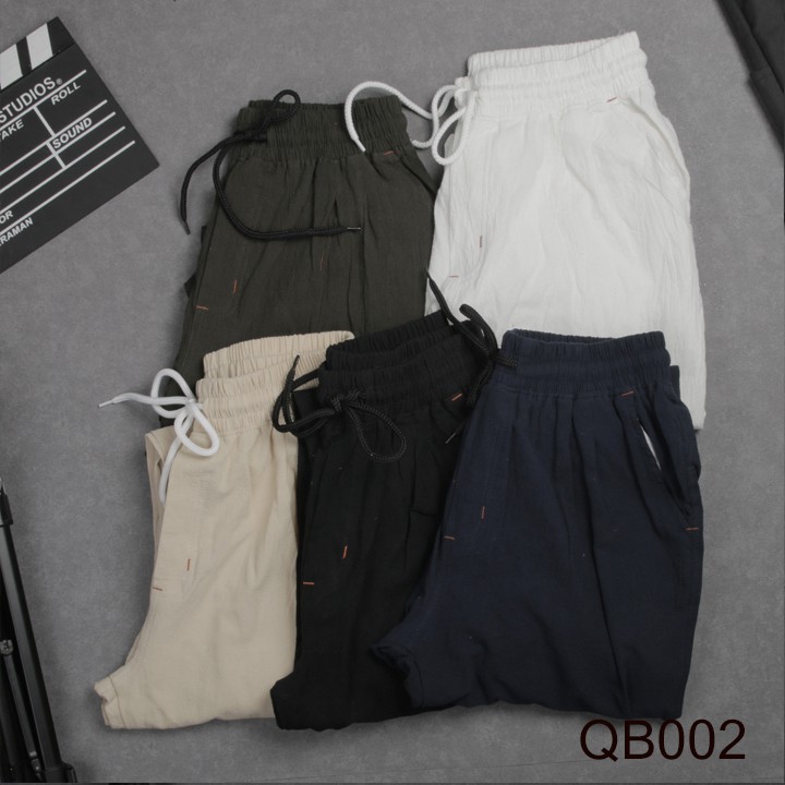 Quần Jogger Nam Vải Đũi Thời Trang, Quần Thể Thao Vải Đũi Thấm Mồ Hôi Tốt | BigBuy360 - bigbuy360.vn
