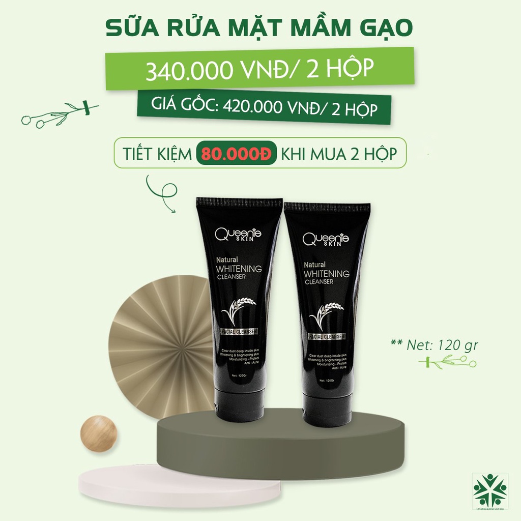 SỮA RỬA MẶT DÀNH CHO DA NHỜN QUEENIE SKIN