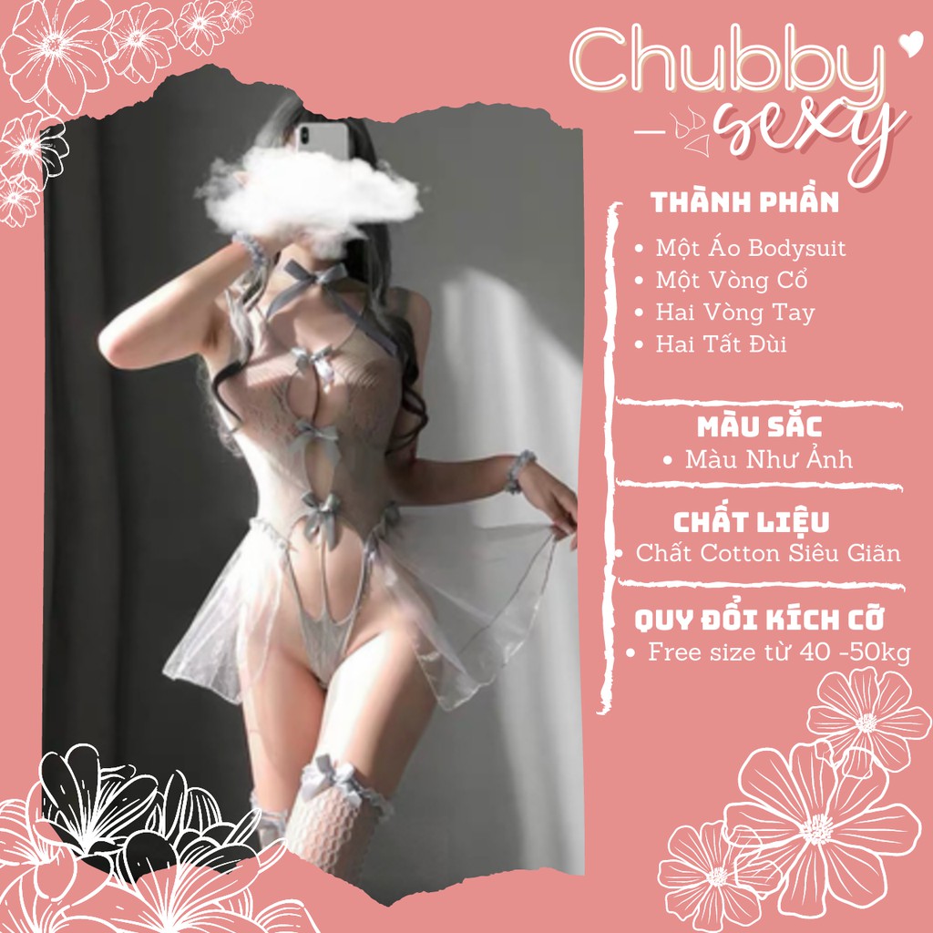Cosplay Princess Sexy - Set Đồ Lót Cosplay Công Chúa Chất Thun Siêu Co Giãn Ôm Dáng Tôn Vòng 3 - CPL32 - Chubby.Sexy