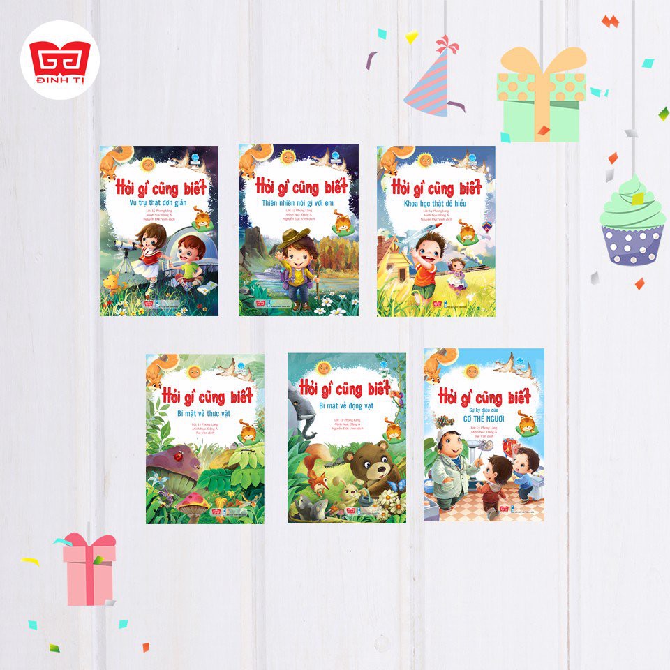[Mã LIFEHOT55 giảm 10% đơn 99K] Sách - Trọn Bộ 6 Cuốn Hỏi Gì Cũng Biết | BigBuy360 - bigbuy360.vn