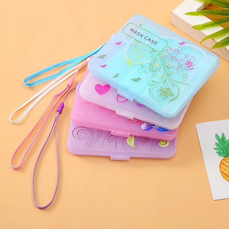 Hộp đựng khẩu trang chống bụi bẩn chống thấm nước tái sử dụng được nhiều màu sắc tùy chọn tiện lợi