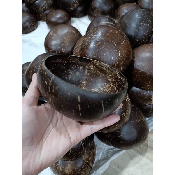 Combo Gáo + Muỗng dừa Bến Tre by Tiệm Hạt nhà Chi dùng để ăn Eatclean cao cấp siêu đẹp