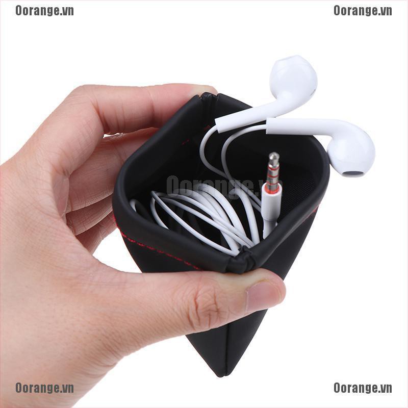 Túi Da Đựng Dây Cáp Sạc Tiện Lợi