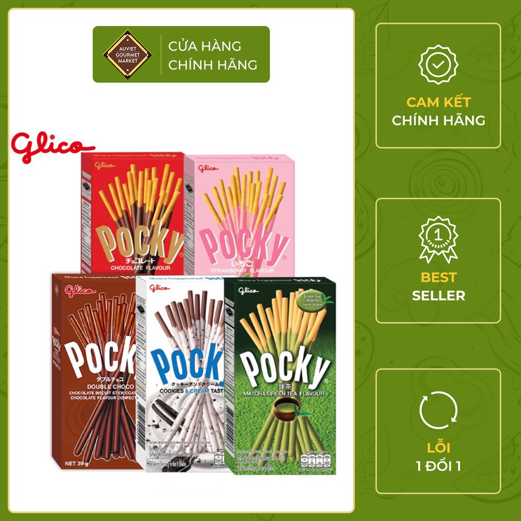 Bánh que Glico Pocky hộp 40gr (5 vị) | BigBuy360 - bigbuy360.vn
