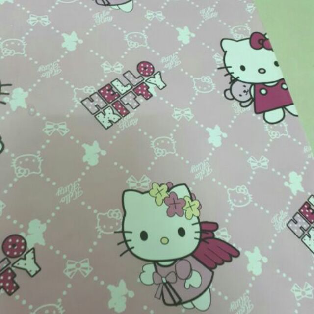 Decal giấy dán tường kitty thiên thần ( khổ rộng 45cm)