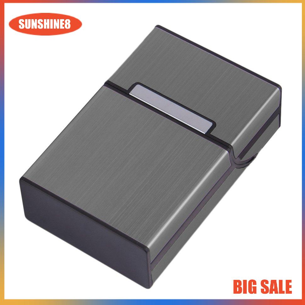 【SUN】Light Aluminum Cigarette Cigar Case Pocket Box Container Storage Holder