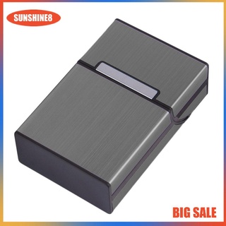 【SUN】Light Aluminum Cigarette Cigar Case Pocket Box Container Storage Holder