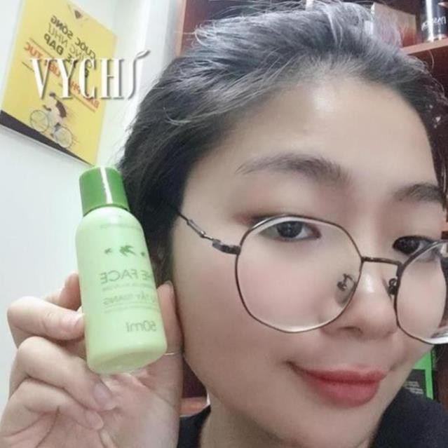 Bộ ba skincare  TRANG THEFACE-VYCHI chai nhỏ 50ml làm sạch da mặt chỉ trong một combo