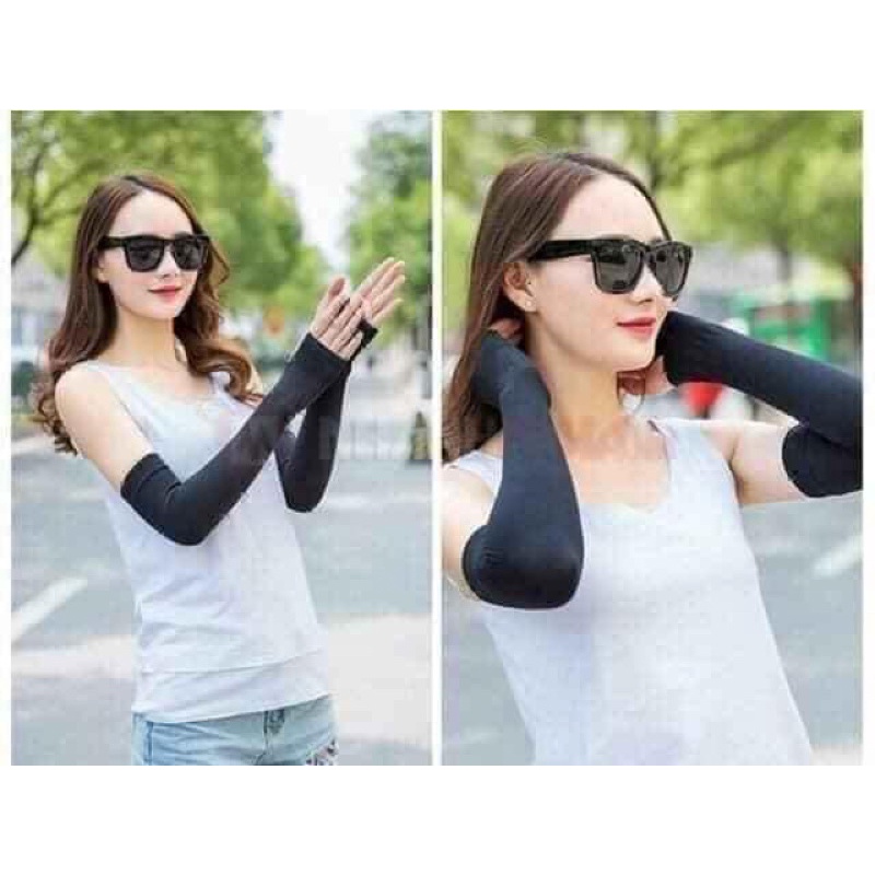 Gang tay lestlim chống nắng  chống tia uv kiểu dáng Hàn Quốc  thời trang khi chơi thể thao,đi phượt đi xe đạp..