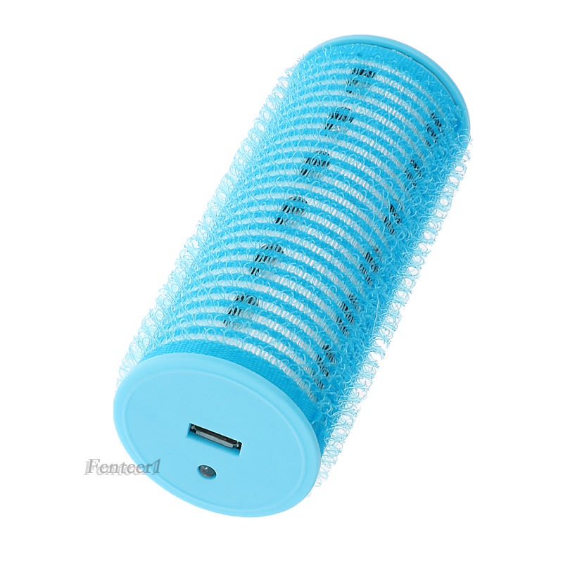 [Fenteer1] Kẹp Uốn Tóc Hai Đầu Sạc USB Màu Hồng Dùng Tại Nhà / Salon