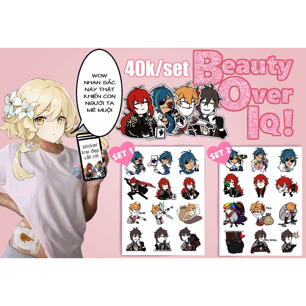 Sticker Genshin Impact [Beauty Over IQ]