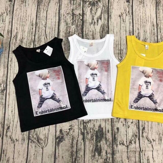 Combo  áo ba lỗ cho bé trai