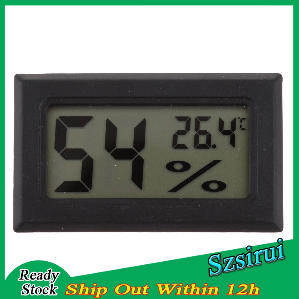 Nhiệt Kế Kỹ Thuật Số LCD Kỹ Thuật Số Đo Độ Ẩm Không Khí Trong Tủ Lạnh