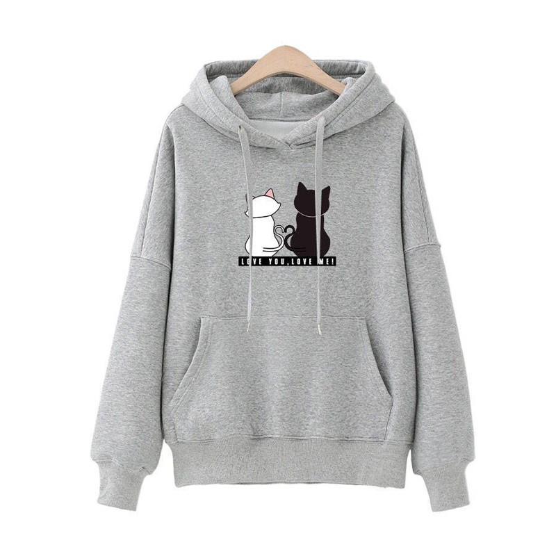 Áo nữ hoodie 💥FREESHIP💥 nỉ hình hai chú mèo dễ thương mã SP35 hàn quốc kiểu dáng áo khoác cá tính chất vải đẹp | BigBuy360 - bigbuy360.vn