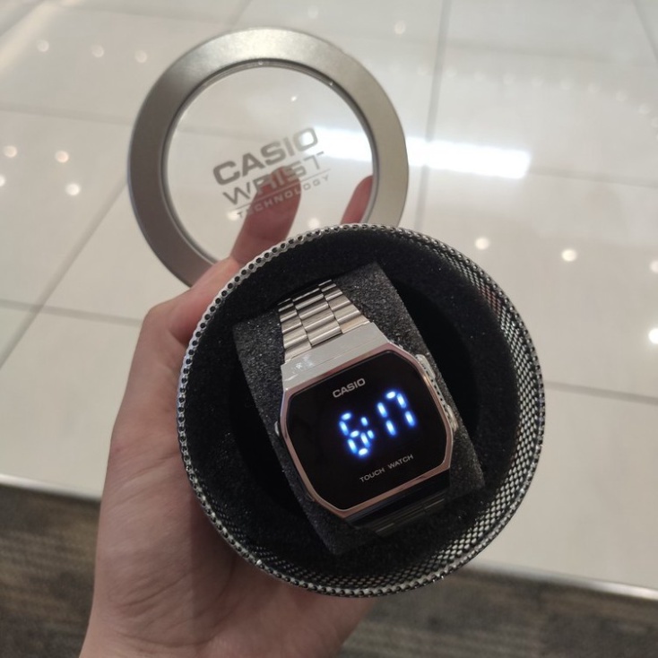 [Tặng box thiếc] Đồng hồ nam nữ điện tử Casio A168 màn hình full led cảm ứng , thời trang , sang trọng , đẳng cấp | BigBuy360 - bigbuy360.vn
