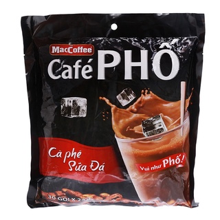 Bịch 30 gói cà phê sữa đá maccoffee café phố 30goi*24g