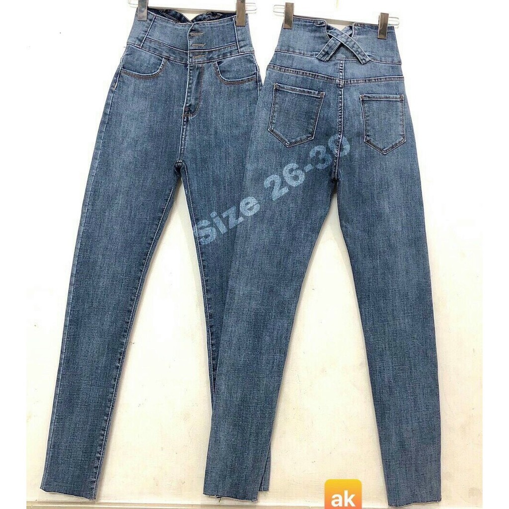 Quần jean thời trang cao cấp nữ King168 , quần jean vải jean cao cấp nữ C06