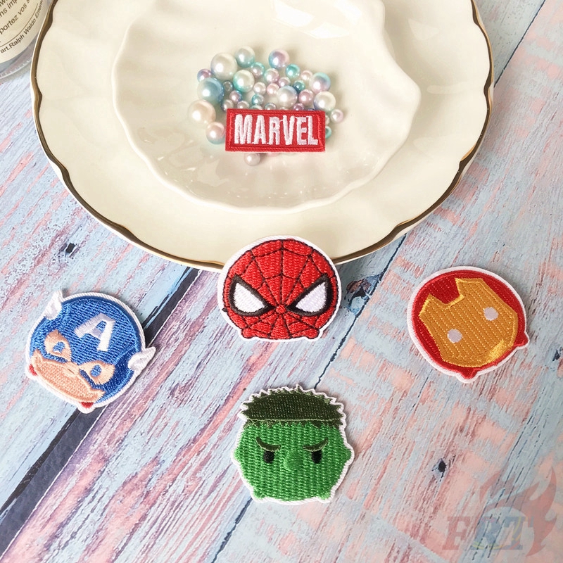 1 miếng vá ủi quần áo họa tiết siêu anh hùng Marvel Q-4