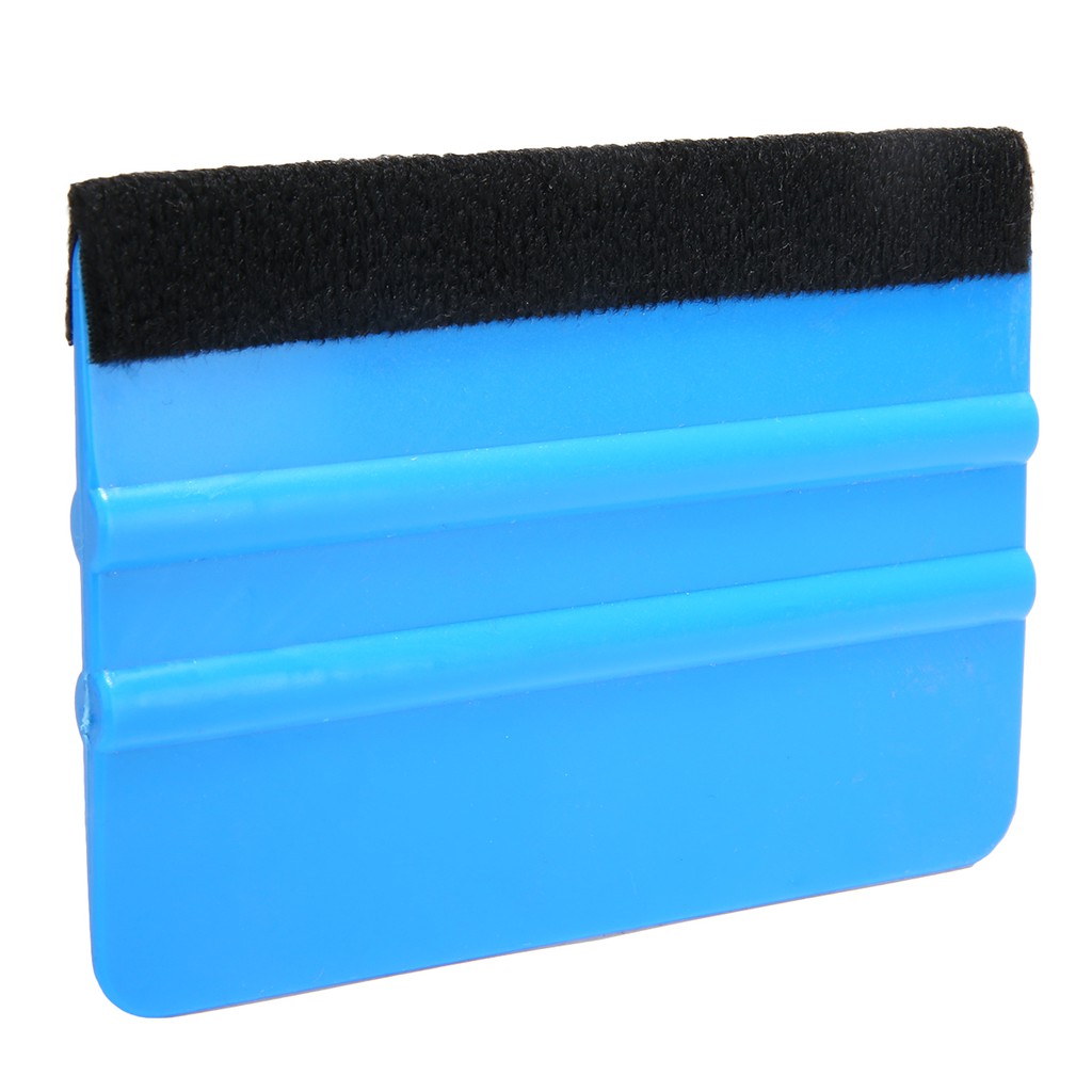Plastic Car Vinyl Squeegee Decal Wrap Application Tool Soft Felt Edge Scraper