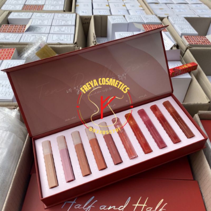 (SẴN HÀNG )SON #BLACKROUGE HALF HALF WATER VELVET GLOW #NEW 2021 | BigBuy360 - bigbuy360.vn