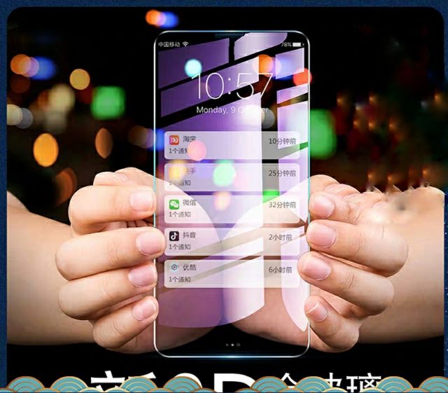 Cường Lực Oppo K3 / Realme X / Oppo F11 Pro tím chống tia UV hại mắt 9H / 2.5D  ( tặng keo mép )