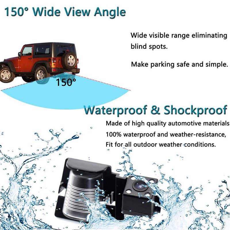1 Bộ Camera Quan Sát Phía Sau Cho Xe Jeep Wrangler 2007-2018 | BigBuy360 - bigbuy360.vn