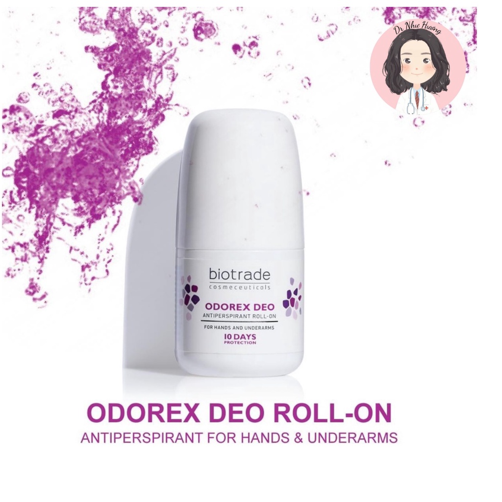Lăn khử mùi Odorex Deo Biotrade ngăn ngừa mồ hôi, hương thơm dễ chịu