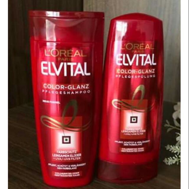 Bộ gội xả Loreal Elvital Color – Glanz dành cho tóc nhuộm