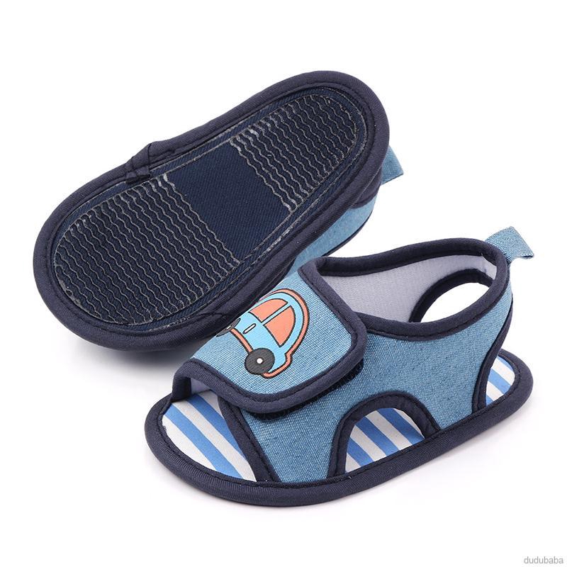 Giày Sandal Đế Mềm Họa Tiết Hoạt Hình Chống Trượt Cho Bé Trai Và Gái
