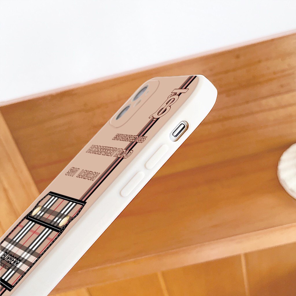 Ốp Lưng Iphone Cạnh Vuông, Bảo Vệ Camera Kẻ Caro 7Plus,8Plus,x,xs,xsmax,11,11promax,12,12promax,13,13promax