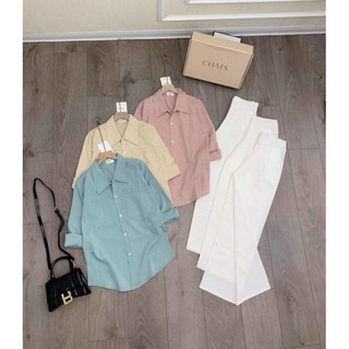 🌈 SÉT BỘ ĐŨI SƠ MI QUẦN TRẮNG - LẺ ÁO🎉