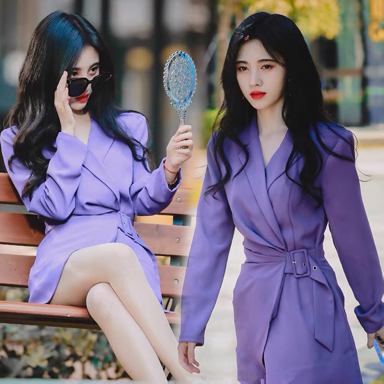 Đầm Tím CÚC TỊNH Y Được Thiết Kế Sang Trọng Xinh Xắn