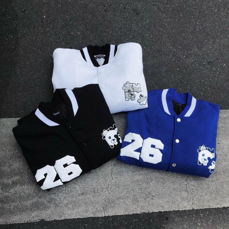 Áo khoác nỉ cadigan năm nữ phối số 26 thiết kế thời trang dễ thương chất liệu vải cao cấp | BigBuy360 - bigbuy360.vn