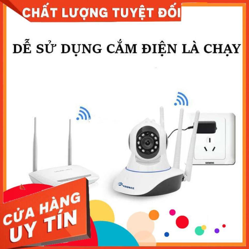 Camera Giám Sát Yoosee 3 Râu thật chính hãng - Kèm Thẻ Nhớ 16GB 32GB 64GB | BigBuy360 - bigbuy360.vn