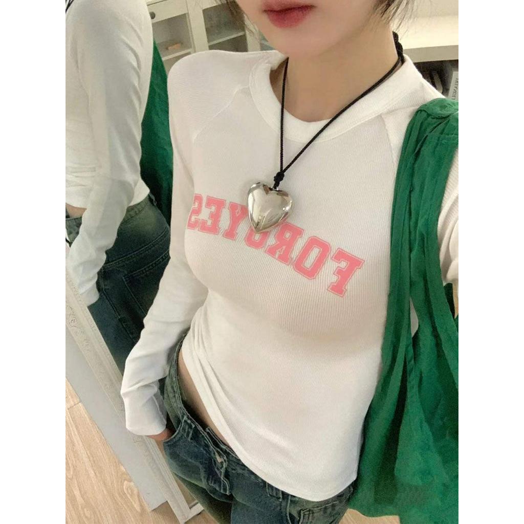 EOENKKY áo phông áo thun nữ croptop baby tee Thời trang hàn quốc A29J2H5 34Z230825