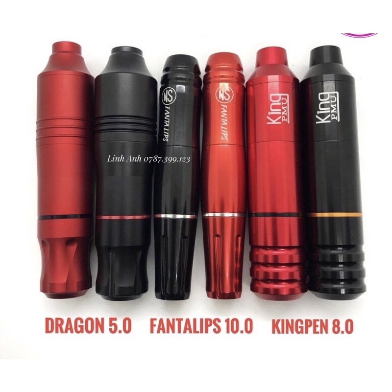 Máy PEN DRAGON Cao cấp làm môi Phun Xăm (Tặng 5 Kim Pen)
