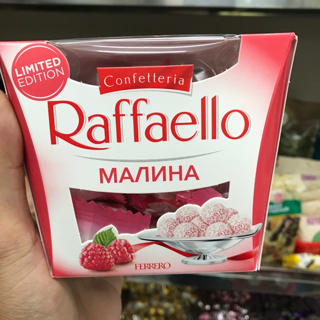 Kẹo dừa Raffaello 150g Nga vị dâu