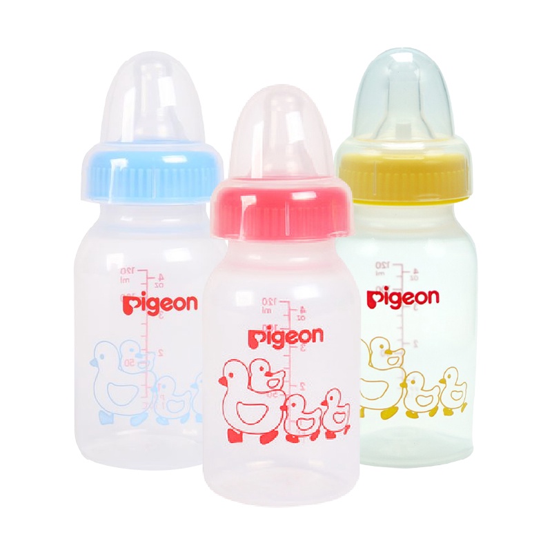 Bình Sữa PP Tiêu Chuẩn Hình Vịt Pigeon 120ml (2018)