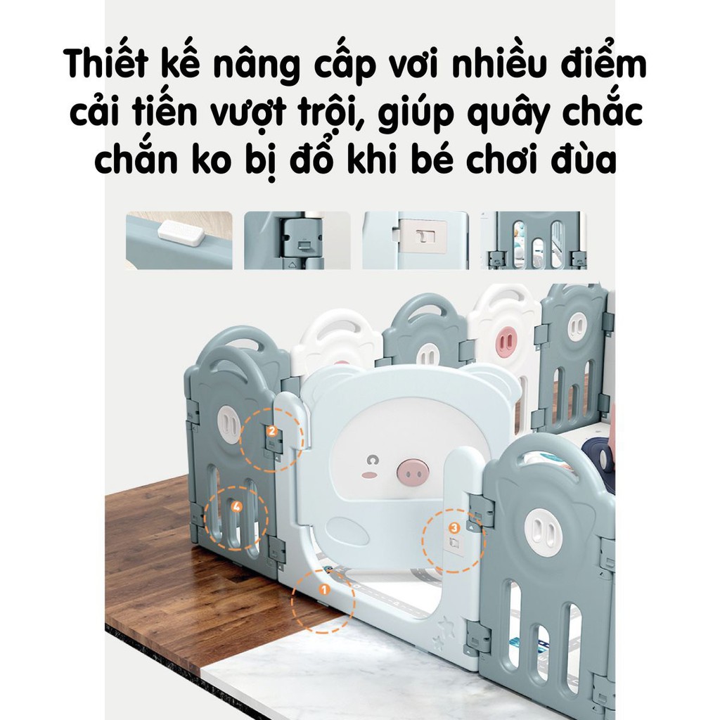 QUÂY NHỰA - CỘT BÓNG RỔ HEO CAYABE HOLLA CÓ THẢM BÓNG MÀU XANH SIZE 1M8X1M85