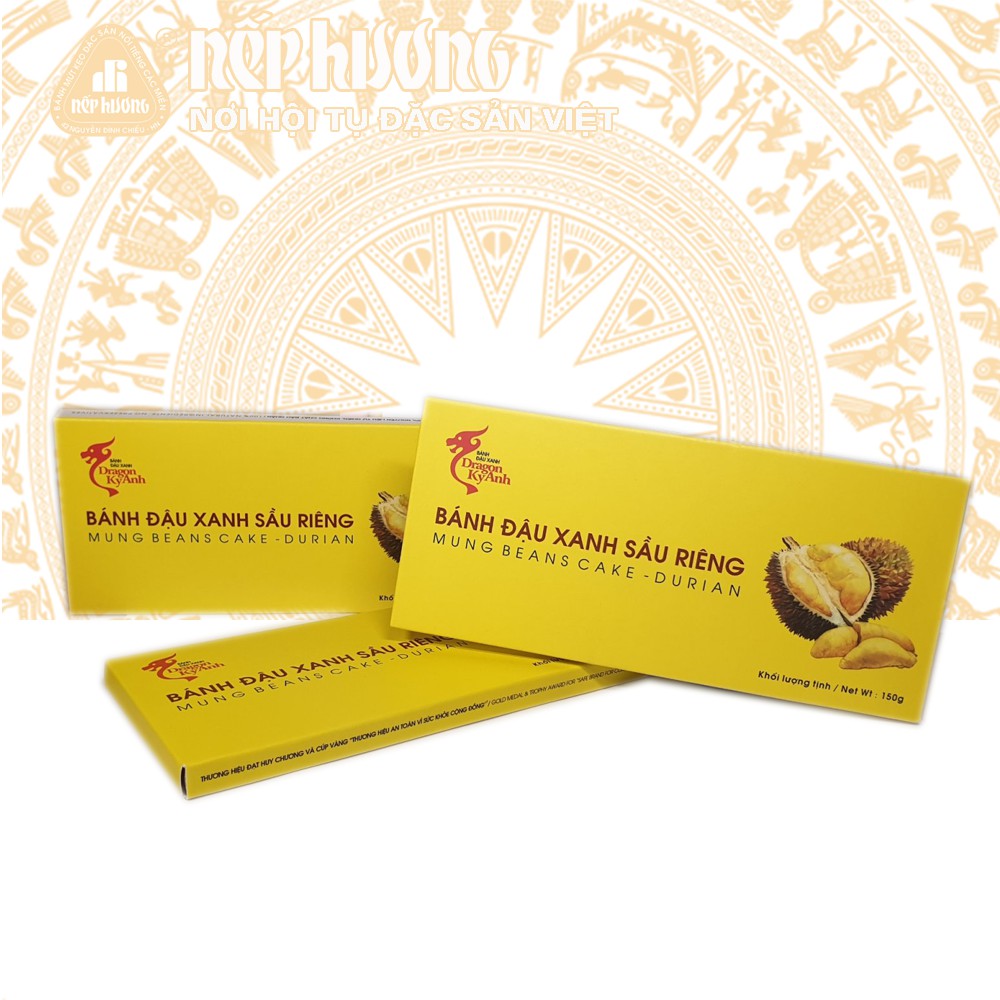 Bánh đậu xanh sầu riêng Kỳ Anh - hộp 150g - Đặc sản Hải Dương