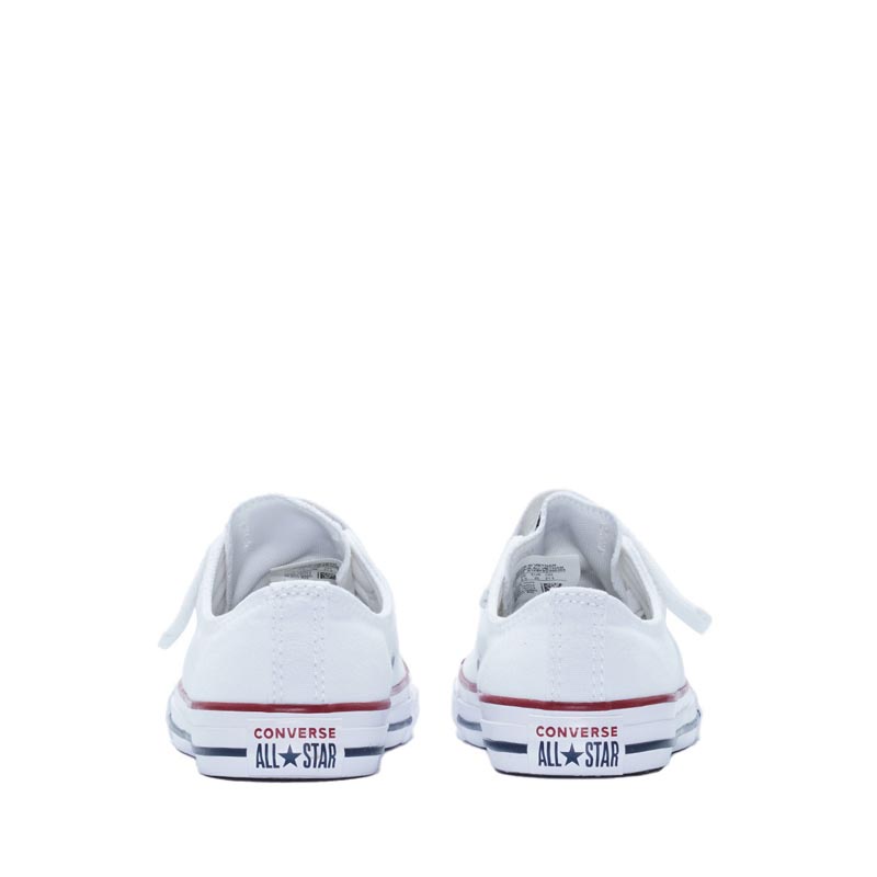 CONVERSE GIRLS CHUCK TAYLOR ALL STAR 1V EASY-ON SNEAKERS-WHITE/WHITE/NATURAL
