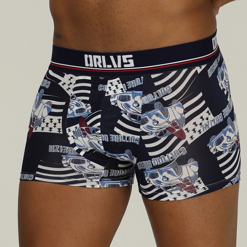 ORLVS Quần lót boxer mềm chất lượng cao gợi cảm dành cho nam Or212
