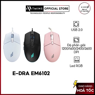 [Mã SPHACL9 giảm 7% đơn 500K] Chuột chơi game E-DRA EM6102 v2 - Chính Hãng - Bảo Hành 24 Tháng