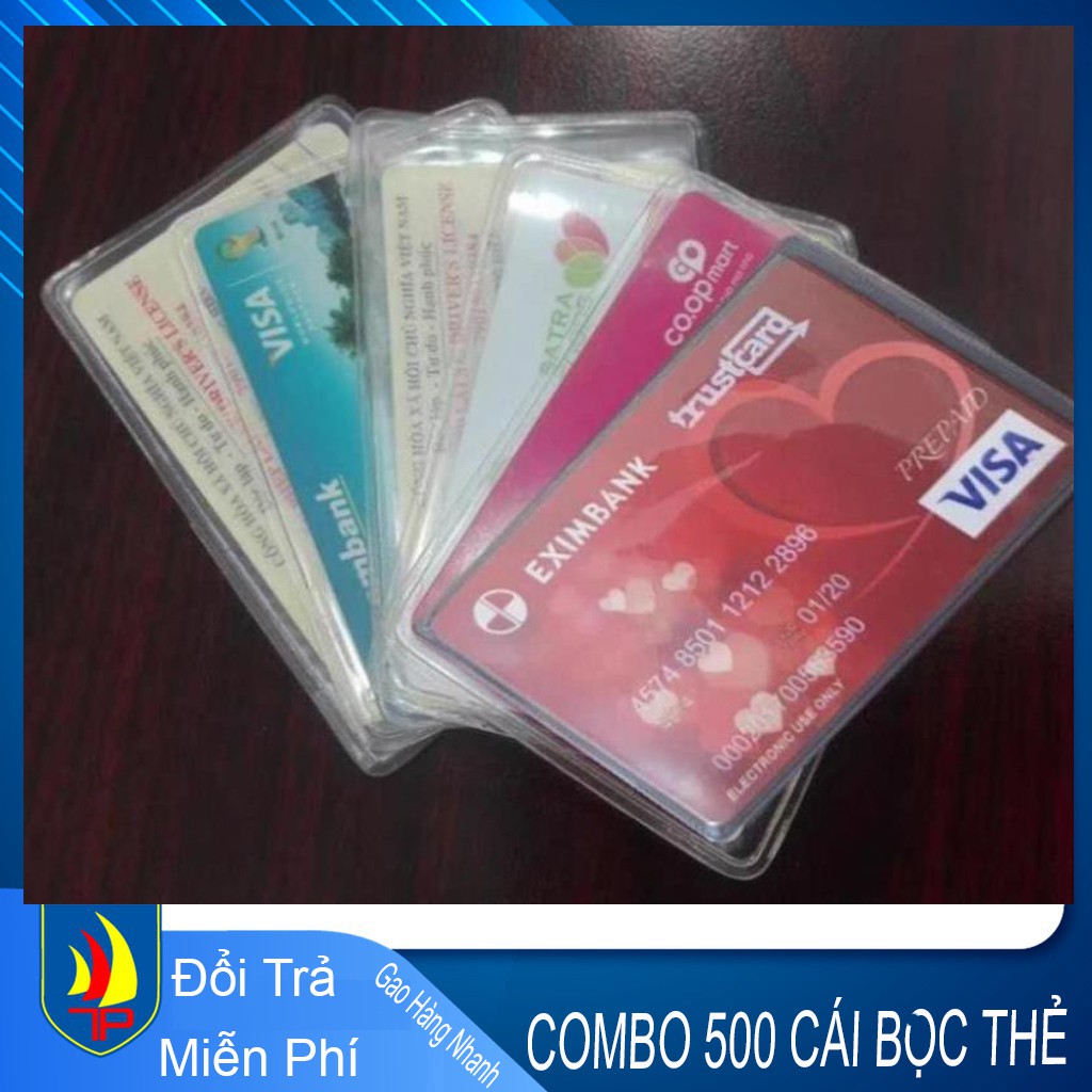500 Túi đựng thẻ căn cước công dân, bằng lái xe, ATM, Card visit, CMND