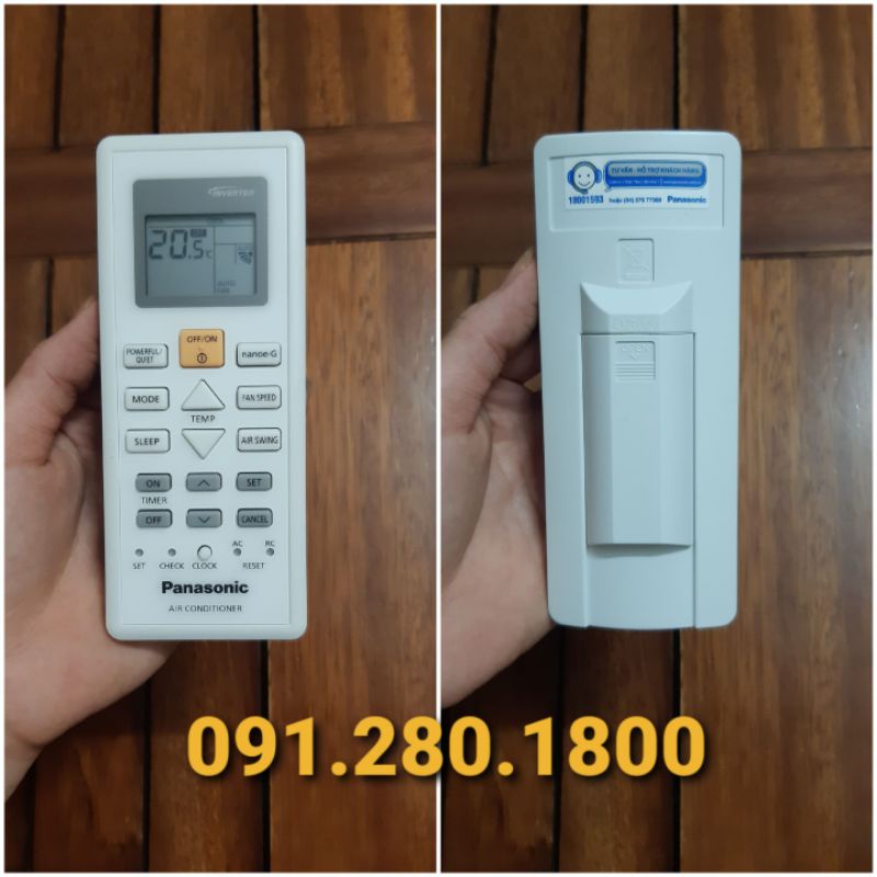 Điều khiển điều hòa PANASONIC INVERTER hàng mới chính hãng