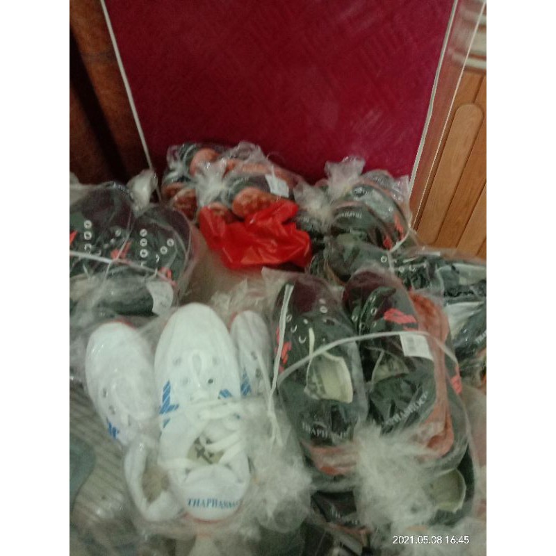 Giày đinh vải(màu trắng, đen) đá bóng nam Thượng Đình Cho trẻ em và người lớn SIZE 28-43