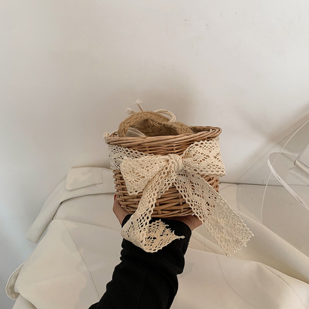 Giỏ Mây Đựng Đồ Cỡ Lớn Phong Cách Retro