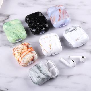 Marble Pattern TPU Headset Protective Case For Apple Airpods 1 2 Wireless Bluetooth Headphone Cover
