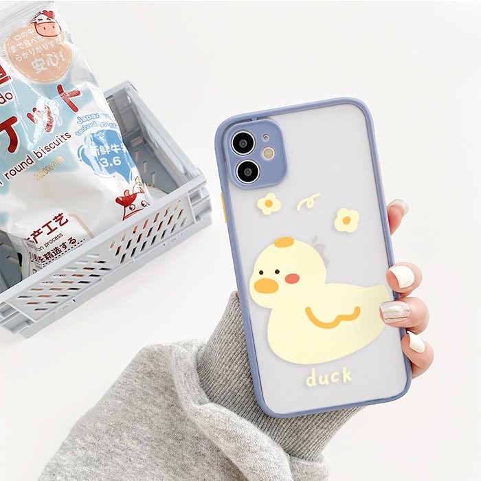 Ốp lưng iphone Pig & Duck nhám viền nổi cong 5/5s/6/6plus/6s/6splus/7/7plus/8/8plus/x/xr/xs/11/12/pro/max/plus/promax | BigBuy360 - bigbuy360.vn